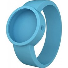 Fullspot O Clock Strap Unisex Quartz Watch With Blue Dial Analogue Display And Blue Silicone Bracelet Ocs08-X