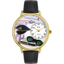G-0610022 Airline Pilot Watch in Gold