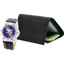 Game Time Official Team Colors. Nfl-Wwg-Min Gametime Minnesota Vikings Watch Amp Wallet Combo