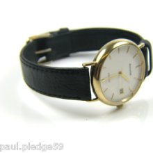 Gents 9ct Gold Accurist Watch.