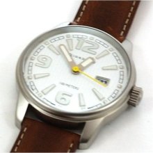Giordano 1050-2 Gents Brown Leather Strap Watch