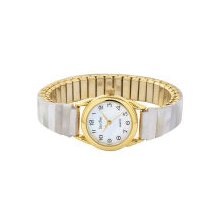 Goldplated Mother Of Pearl Quartz Watch