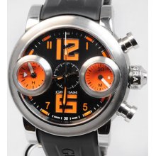 Graham Swordfish Big 12-6 Steel with Orange Dial Right Version 2SWAS.B17A.K32B