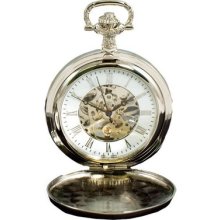 Great Gift: Scotland Pocket Watch Mechanical Full Hunter Men Plain Front