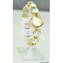 Guess Fashion Ladies Petite Watch Gold G-link U10644l1