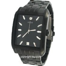 Guess Men's U13517G1 Black Stainless-Steel Quartz Watch with Black Dial