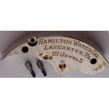 Hamilton Pocket Watch 992 16s 21j. Part: Train Wheel Bridge
