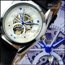 Handsome Charming Gentleman Wrist Watch Automatic Mechanical Movemen