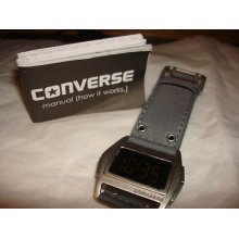 Heres A Converse Digital Watch, Still Looks New, Thin Aluminum Body, Ss Back