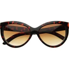 High Temple Bold Retro Womens Mod Updated Cat Eye Sunglasses ...