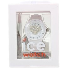 Ice Love Stone 102136 White Small Silicone Ladies Watch
