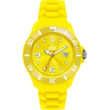 Ice Sili Forever 101967 Yellow Silicone Strap Men's Watch