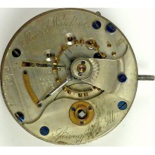 Illinois Pocket Watch Movement - Grade 101 - Spare Parts / Repair