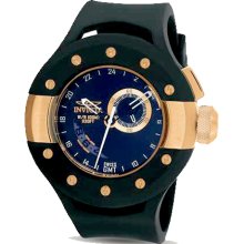 Invicta 7260 Signature Racer Black Dial Rose Gold Plated Men's Watch