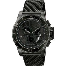 Invicta Men 6280 Ii Coll Power Reserve Gmt Edition Black Dial Quartz Watch