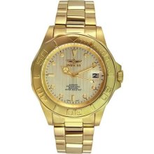 Invicta Mens Pro Diver Collection Automatic Gold Tone Stainless Steel Watch