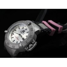 Invicta Mens Subaqua Noma Iii Limited Ed Swiss Made Gmt Pink Loop Funky Watch