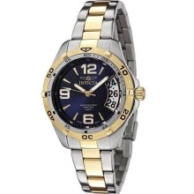 Invicta Womens Ii Sport Day Collection Blue Dial Two Tone Stainless Steel Watch