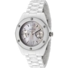 Invicta Womens White Ceramic Collection White Ceramic Watch 0296
