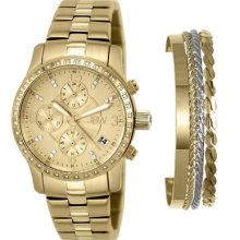 Jbw Women's J6252c.br Novella Stylish Bangle Gold Plated Set Watch $525