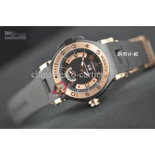 Jorg Hysek Abyss Rose Gold Power Reserve Black Dial Automatic Mens W