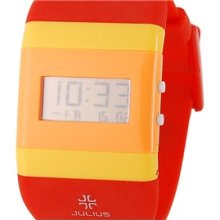 JULIUS JAE-005 Sports Digital Watch (Red)