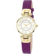 Ladies' Anne Klein Gold-Tone Watch with Mother-of-Pearl Dial (Model: 109888MPPR) montblanc refills