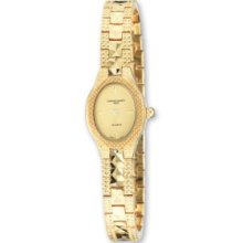 Ladies Charles Hubert Gold-plated Brass Gold Dial Watch