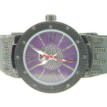 Ladies Ice Mania Jojo Jojino Joe Rodeo Diamond Watch Master Purle Dial Iml5012