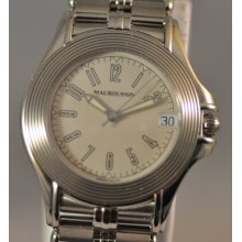 Ladies Mauboussin Automatic Cream Dial Stainless Steel Swiss Made Watch