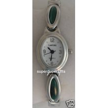 Lavoni Silver Tone & Stone Ladies Watch -