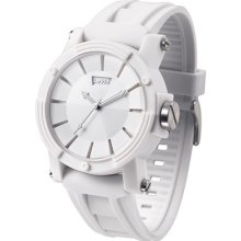 Leivs Rubber Strap White Dial Men's Watch Ltj0101