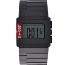 Levis L017gu-7 Unisex Black Ip Watch Rrp Â£149