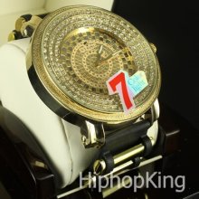 Lights Luxury Hip Hop Watch Heavy Custom Iced Out Watch Jay Z Fashion Sport Look