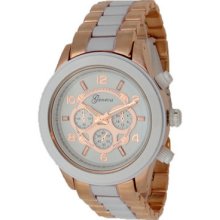 Limited Edition Rose Gold & White Ceramic Like Boyfriend Watch Kors Style