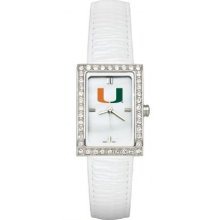 Logo Art NCAA Miami Hurricanes Ladies Allure Watch