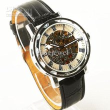 Lots Buy From 5 Pieces See-through White Face Auto Mechanical Leathe Lots Buy From 5 Pieces See-through White Face Auto Mechanical Leathe