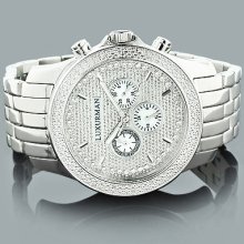 Luxurman Watches Mens Diamond Watch 0.25ct