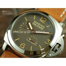 Luxury 47mm 1950 Case Marina Militare Power Reserve Automatic Mens W