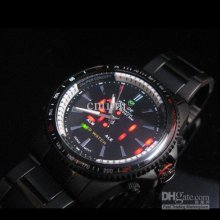 Luxury Analog Led Digital Date Steel Sport Men Watch Freeship