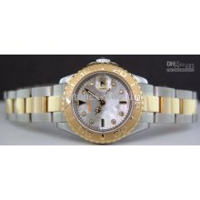 Luxury Lls Automatic Women Watch Lady 29mm Yachtmaster 18kt Yg &