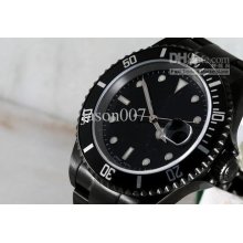 Luxury Men Mechanical Watches Automatic Submariner All Black Stainle