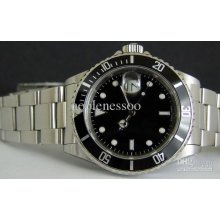 Luxury Mens Sport Ss 40mm Sub Black Dial Automatic Box Mens Sport Wa