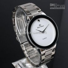 Luxury Style 6pcs Vogue Men Stainless Japan Quartz Modern White Dial