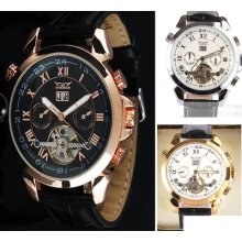 Luxurytourbillon Men Automatic Mechanical Sport Day/date Wrist Watch Gift