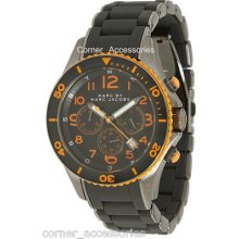 Marc By Marc Jacobs Mbm2584 Men Black Chrono Dial Date Watch