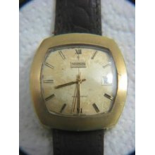 Marvin Automatic 21 Jewels Gold Plated Date Men's Watch