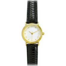 Matsuda Double Rings Women`s Watch W/ 18k Gold Plated Case