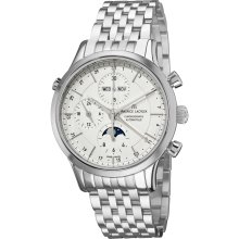 Maurice Lacroix Men's 'Les Classiques Phase de Lune' Steel Watch LC6078-SS002-13E