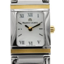 Maurice Lacroix Miros Integral 18K Gold & Steel Ladies Watch, 9/10 Condition